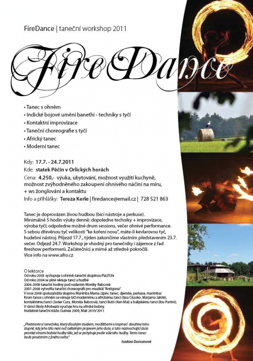 Fire dance - Taneční workshop 2011
